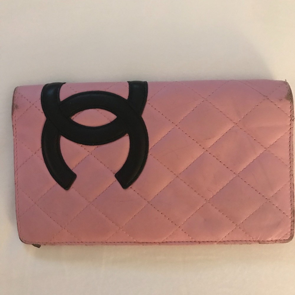 Authentic Pink Chanel wallet
